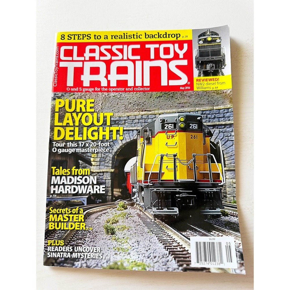 Classic Toy Trains Magazine O & S Gauge May 2016 Volume 29 Issue 4